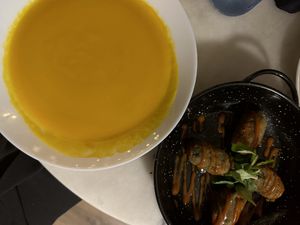 pumpkin soup  at Casa Vani in Valencia