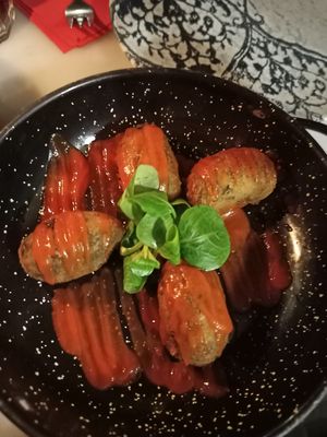 Vegan croquettes at Casa Vani in Valencia
