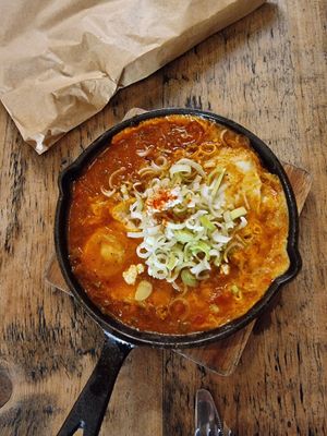 Shakshuka (vegetarian) at Mihbaj Café & Kitchen in West London