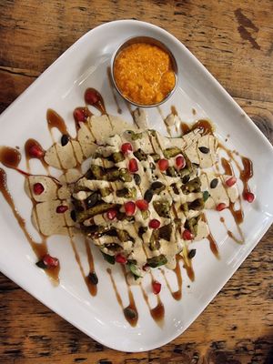 Wafalafel (vegan) at Mihbaj Café & Kitchen in West London