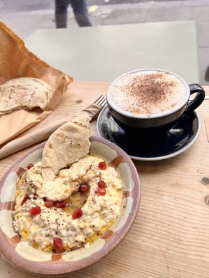   at Mihbaj Café & Kitchen in West London