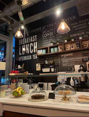   at Mihbaj Café & Kitchen in West London