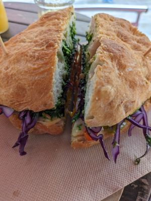 Vegetarian option at La Bottiglia in Venice