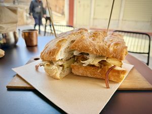 Seitan Panino  at La Bottiglia in Venice