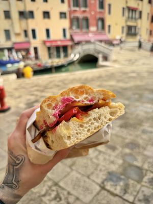 Seitan Panino 🥪  at La Bottiglia in Venice