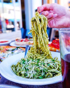 Pasta at Amici's East Coast Pizzeria in Menlo Park