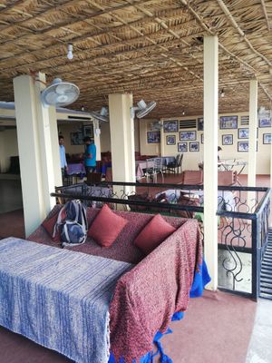Inside view at Beatles Cafe in Rishikesh