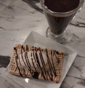 Hot Cocoa Vegan Pastry, Peppermint Hot Chocolate 😊 at The Wakery - Bar in Springfield