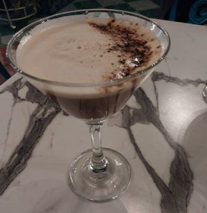 Decaf Snow Queen (Peppermint Espresso Martini) at The Wakery - Bar in Springfield