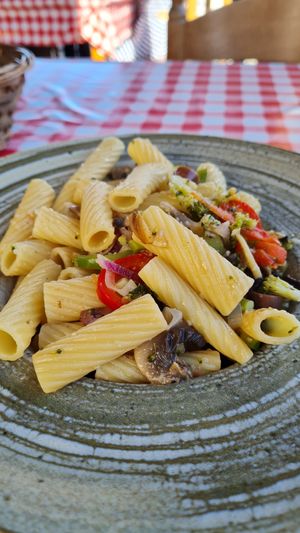 Rigatoni Italian Vegetarian ohne Käse at Deliziare Trattoria - Maybe closed in Kos