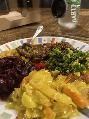 Misc entree items at Bunna Cafe in Brooklyn