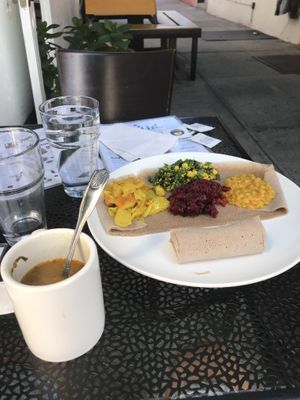   at Bunna Cafe in Brooklyn