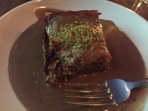 baklava at Bunna Cafe in Brooklyn