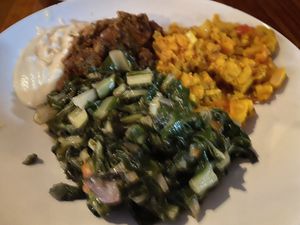 I'm not crying, you're crying.  at Bunna Cafe in Brooklyn