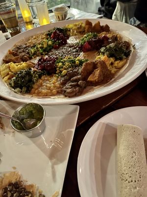 Feast for 3  at Bunna Cafe in Brooklyn