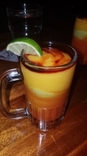 mango/avocado/papaya smoothie at Bunna Cafe in Brooklyn