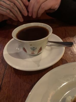 Free coffee with ginger   at Bunna Cafe in Brooklyn