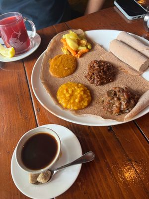   at Bunna Cafe in Brooklyn