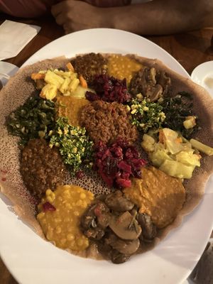 Feast for 2  at Bunna Cafe in Brooklyn