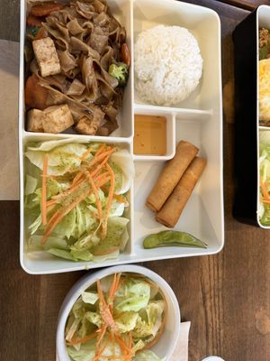 Lunch special with substitutions   at Thai Time Cafe in Joplin