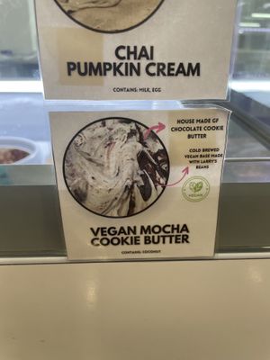 The only scoop option for the evening   at Little Blue Bakehouse in Raleigh