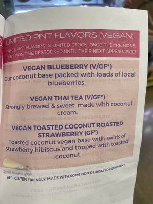 Vegan pints available   at Little Blue Bakehouse in Raleigh