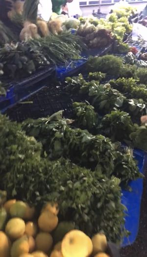 Greens   at Thursday Bazaar in Antalya