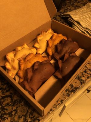 Selection of empanadas   at Las Muns in Alicante