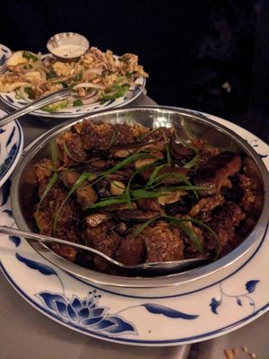 naw mai fan, vegan style at Bonnie's in Brooklyn