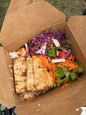 Sushi bowl (tofu)  at So Good Kitchen in Eureka Springs