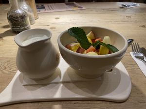 Soy yoghurt with fruits  at Le Pain Quotidien - Spuistraat in Amsterdam