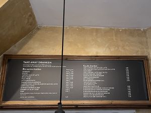 Drinks menu  at Le Pain Quotidien - Spuistraat in Amsterdam