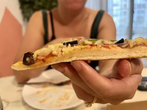 Raw pizza dough   at Pizza Anytime Legacy in Kuala Lumpur