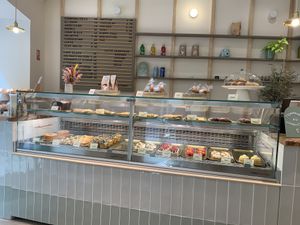 Cakes and cookie display   at Michel MaBelle Saint Pierre in Bordeaux