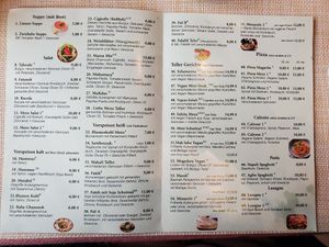 Menu 2 at Vegano Mezo in Berlin