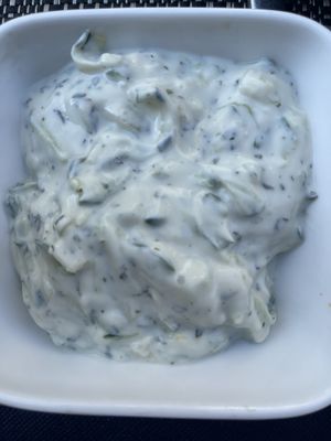 Tzaziki  at Vegano Mezo in Berlin