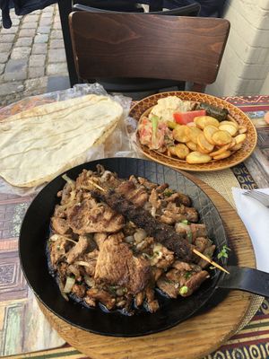 A lot of „meat“!  at Vegano Mezo in Berlin