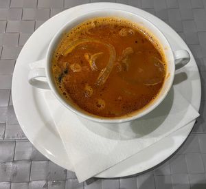 Zwiebelsuppe  at Vegano Mezo in Berlin