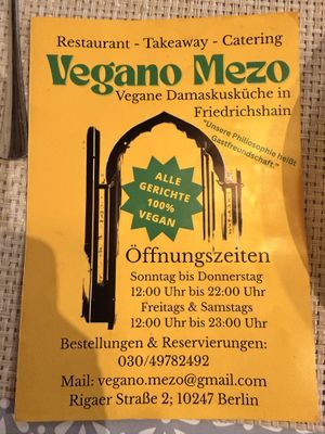   at Vegano Mezo in Berlin