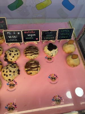 Vegan cookies   at Crumbles in Barcelona