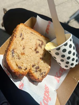 Banana bread   at Kapes Kiosk in Sidmouth