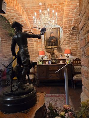 Decoration at Bernelių užeiga in Vilnius