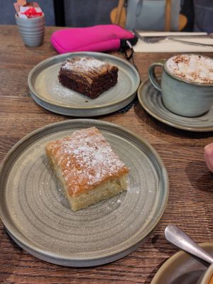 Babychino had vegan marshmallows at Okapi Kitchen in Leicester