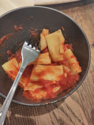 Kids pasta at Okapi Kitchen in Leicester