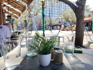 Nice outside dining option. at Organic Farmers Table in Sarasota