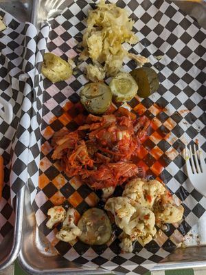Fermented veggies at Ferment Brewing Company in Hood River