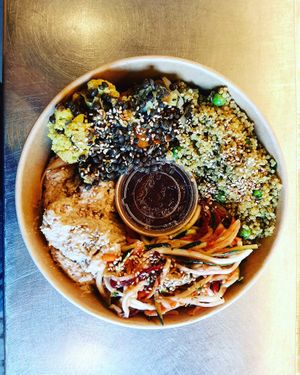 poke bowl at Sinstreetfood - Food Truck in Brussels