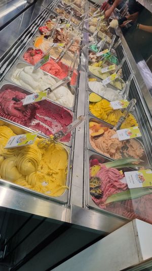 Varios sabores veganos at The Gelatist - Tritone in Rome