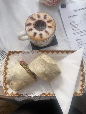   at The Vegan Coffi House in Aberdare