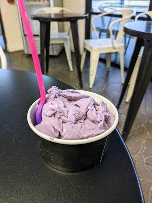 Ube #Veganuary at Sweet Aloha Ice Cream in Davie